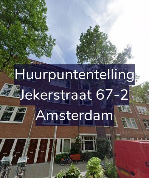 Foto gevel Huurpuntentelling voor Jekerstraat 67-2, Amsterdam