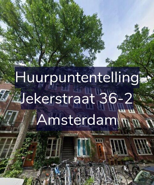 Foto gevel Huurpuntentelling voor Jekerstraat 36-2, Amsterdam