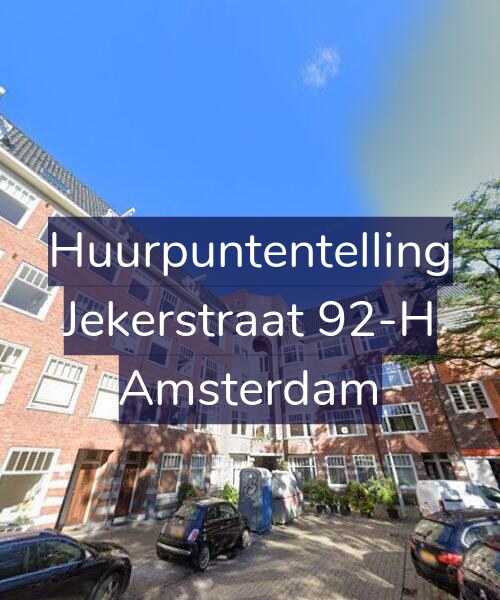 Foto gevel Huurpuntentelling voor Jekerstraat 92-H, Amsterdam