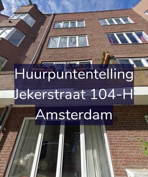 Foto gevel Huurpuntentelling voor Jekerstraat 104-H, Amsterdam