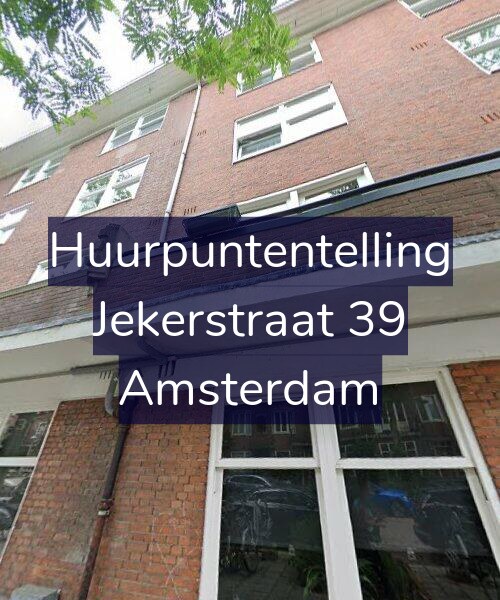 Foto gevel Huurpuntentelling voor Jekerstraat 39, Amsterdam