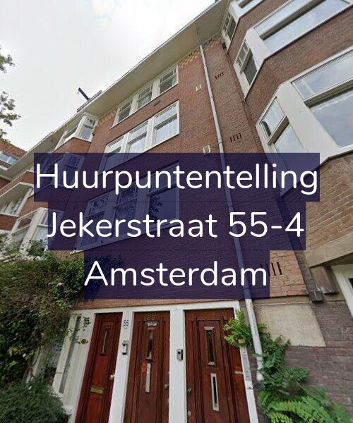 Foto gevel Huurpuntentelling voor Jekerstraat 55-4, Amsterdam
