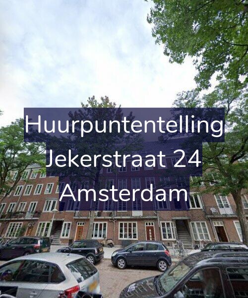 Foto gevel Huurpuntentelling voor Jekerstraat 24, Amsterdam