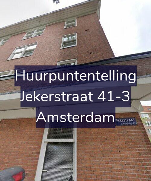 Foto gevel Huurpuntentelling voor Jekerstraat 41-3, Amsterdam