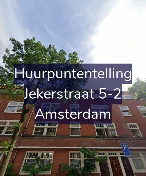 Foto gevel Huurpuntentelling voor Jekerstraat 5-2, Amsterdam