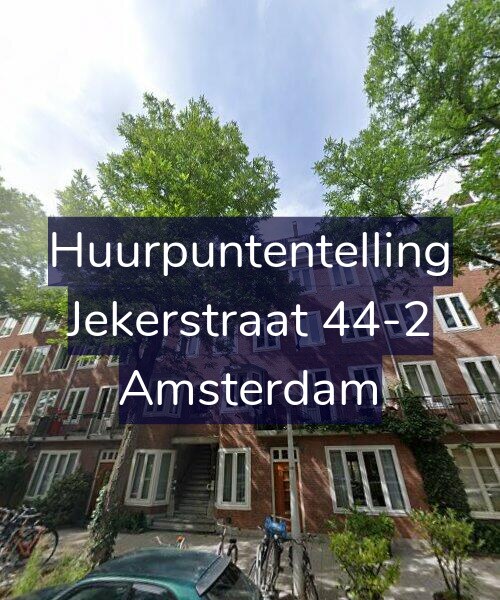 Foto gevel Huurpuntentelling voor Jekerstraat 44-2, Amsterdam