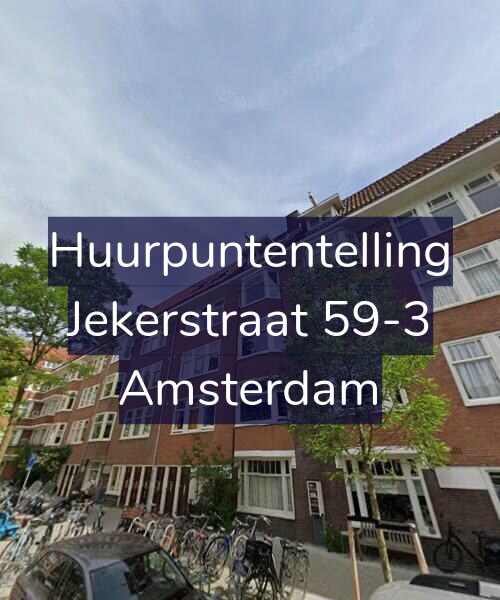 Foto gevel Huurpuntentelling voor Jekerstraat 59-3, Amsterdam