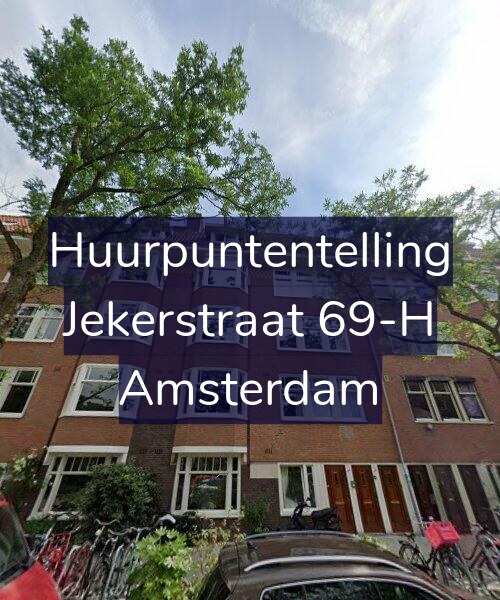 Foto gevel Huurpuntentelling voor Jekerstraat 69-H, Amsterdam