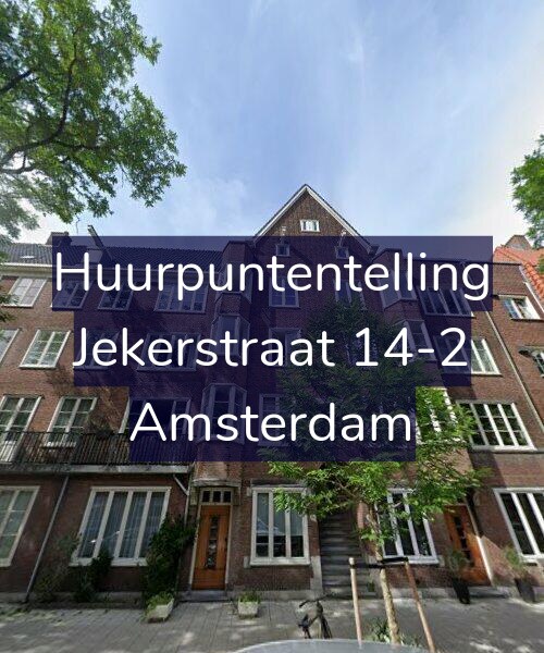 Foto gevel Huurpuntentelling voor Jekerstraat 14-2, Amsterdam