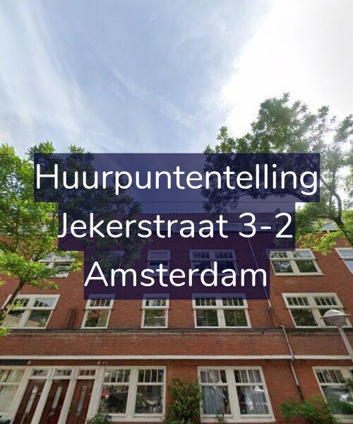 Foto gevel Huurpuntentelling voor Jekerstraat 3-2, Amsterdam
