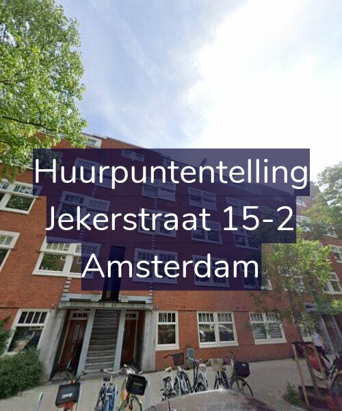 Foto gevel Huurpuntentelling voor Jekerstraat 15-2, Amsterdam