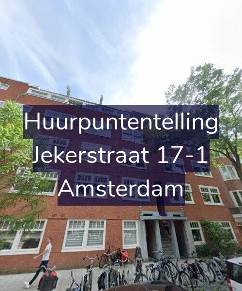 Foto gevel Huurpuntentelling voor Jekerstraat 17-1, Amsterdam