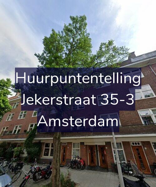 Foto gevel Huurpuntentelling voor Jekerstraat 35-3, Amsterdam
