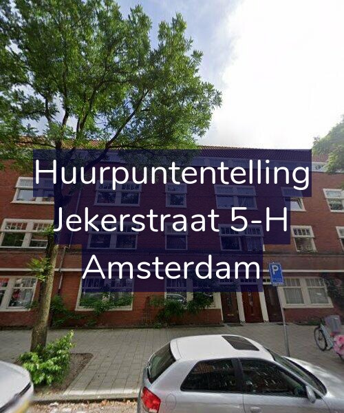 Foto gevel Huurpuntentelling voor Jekerstraat 5-H, Amsterdam