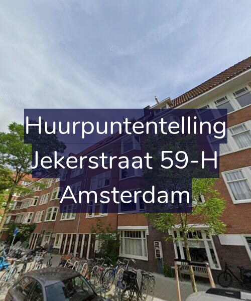 Foto gevel Huurpuntentelling voor Jekerstraat 59-H, Amsterdam