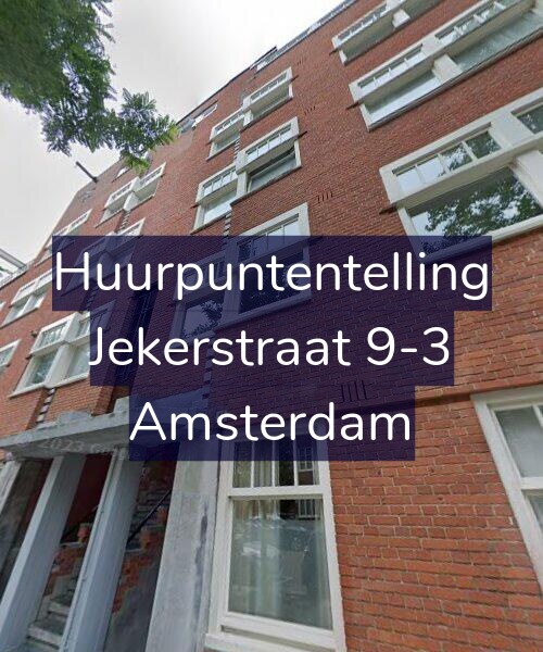 Foto gevel Huurpuntentelling voor Jekerstraat 9-3, Amsterdam