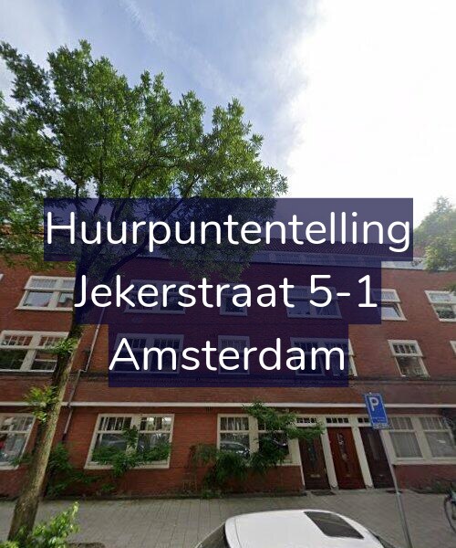 Foto gevel Huurpuntentelling voor Jekerstraat 5-1, Amsterdam