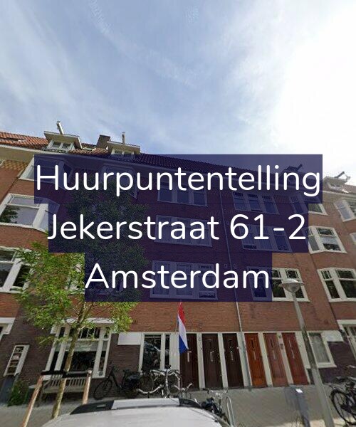Foto gevel Huurpuntentelling voor Jekerstraat 61-2, Amsterdam