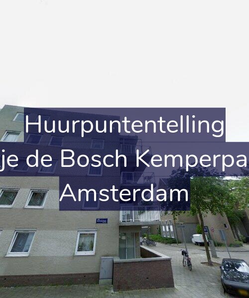 Foto gevel Huurpuntentelling voor Jeltje de Bosch Kemperpad 9, Amsterdam