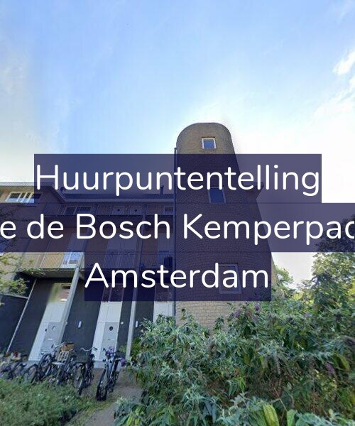 Foto gevel Huurpuntentelling voor Jeltje de Bosch Kemperpad 60, Amsterdam