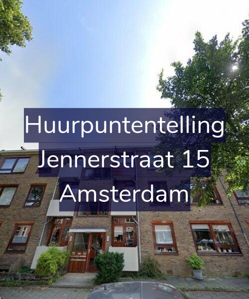 Foto gevel Huurpuntentelling voor Jennerstraat 15, Amsterdam