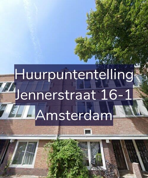 Foto gevel Huurpuntentelling voor Jennerstraat 16-1, Amsterdam
