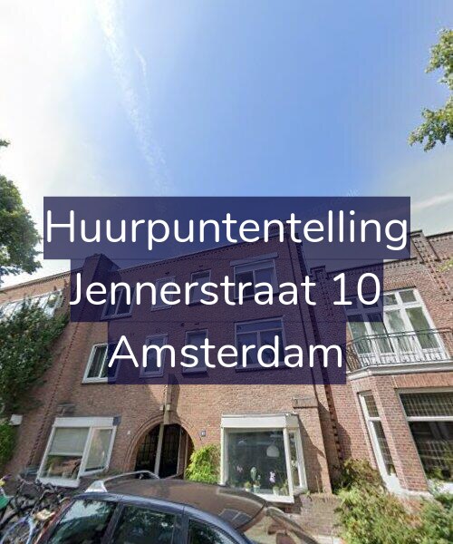 Foto gevel Huurpuntentelling voor Jennerstraat 10, Amsterdam