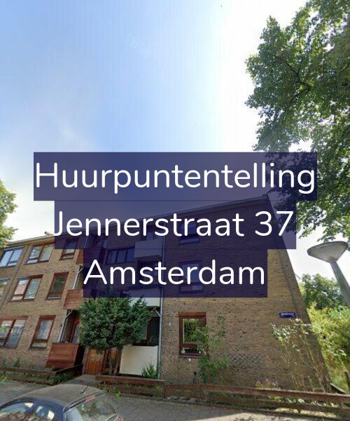 Foto gevel Huurpuntentelling voor Jennerstraat 37, Amsterdam