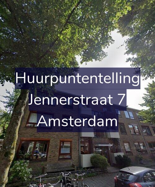 Foto gevel Huurpuntentelling voor Jennerstraat 7, Amsterdam