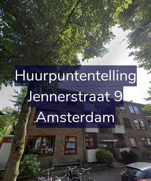Foto gevel Huurpuntentelling voor Jennerstraat 9, Amsterdam