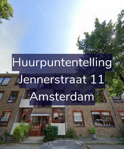 Foto gevel Huurpuntentelling voor Jennerstraat 11, Amsterdam