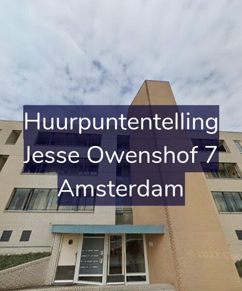 Foto gevel Huurpuntentelling voor Jesse Owenshof 7, Amsterdam