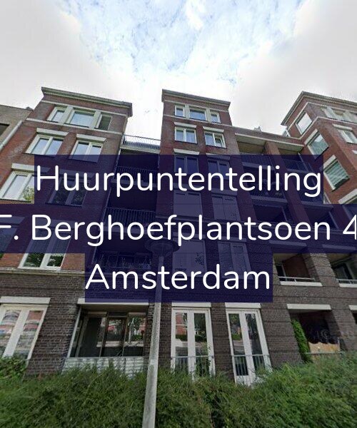 Foto gevel Huurpuntentelling voor J.F. Berghoefplantsoen 42, Amsterdam