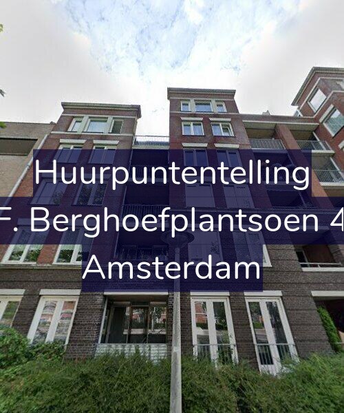 Foto gevel Huurpuntentelling voor J.F. Berghoefplantsoen 40, Amsterdam