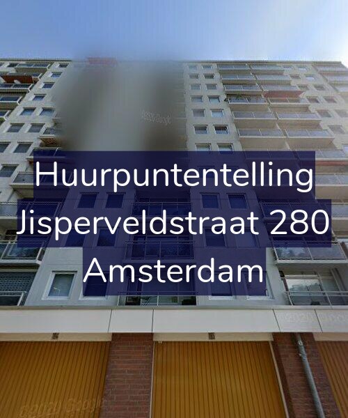 Foto gevel Huurpuntentelling voor Jisperveldstraat 280, Amsterdam