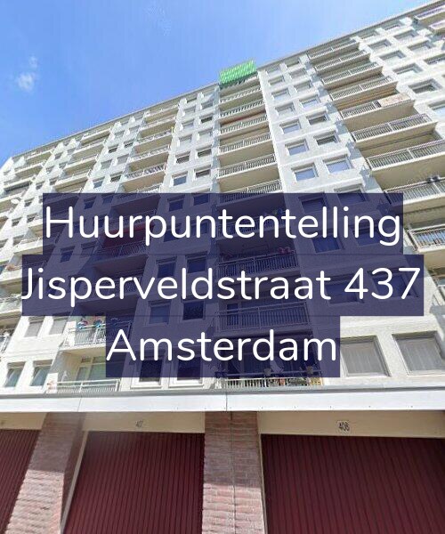 Foto gevel Huurpuntentelling voor Jisperveldstraat 437, Amsterdam