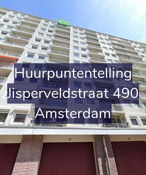 Foto gevel Huurpuntentelling voor Jisperveldstraat 490, Amsterdam