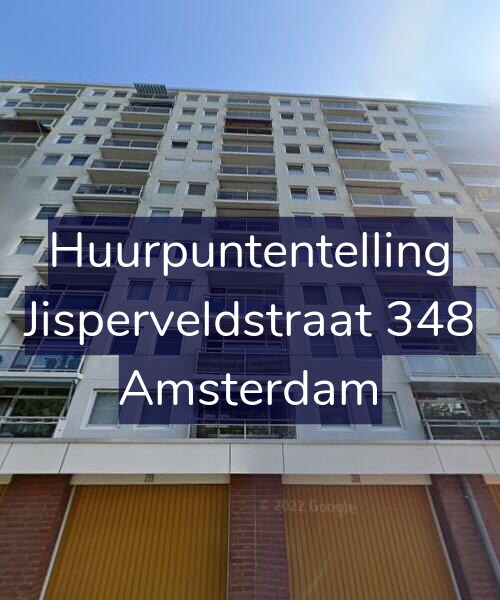 Foto gevel Huurpuntentelling voor Jisperveldstraat 348, Amsterdam