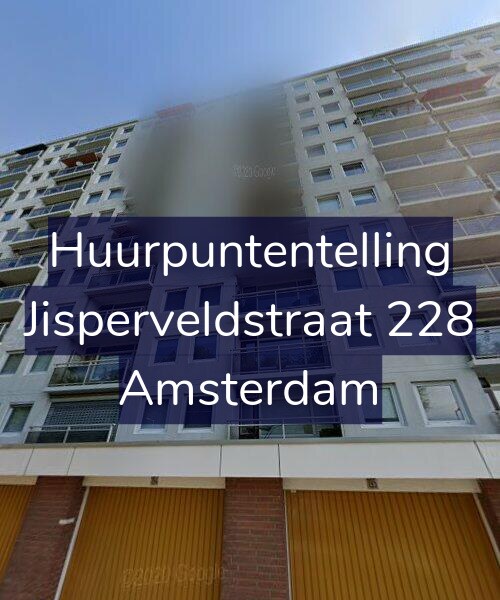 Foto gevel Huurpuntentelling voor Jisperveldstraat 228, Amsterdam