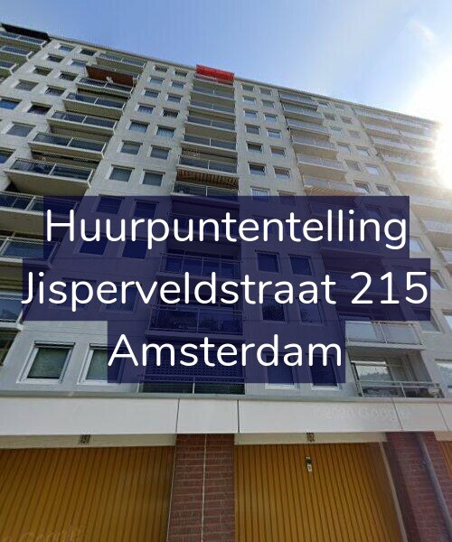 Foto gevel Huurpuntentelling voor Jisperveldstraat 215, Amsterdam