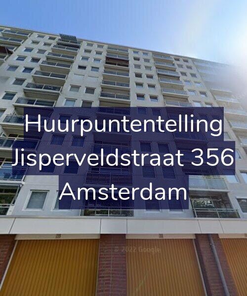 Foto gevel Huurpuntentelling voor Jisperveldstraat 356, Amsterdam