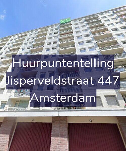 Foto gevel Huurpuntentelling voor Jisperveldstraat 447, Amsterdam