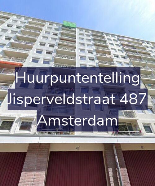 Foto gevel Huurpuntentelling voor Jisperveldstraat 487, Amsterdam