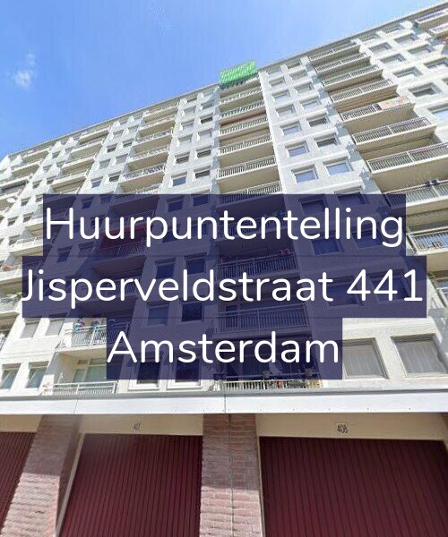 Foto gevel Huurpuntentelling voor Jisperveldstraat 441, Amsterdam