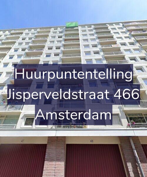 Foto gevel Huurpuntentelling voor Jisperveldstraat 466, Amsterdam