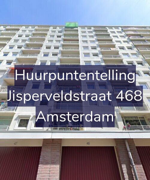 Foto gevel Huurpuntentelling voor Jisperveldstraat 468, Amsterdam