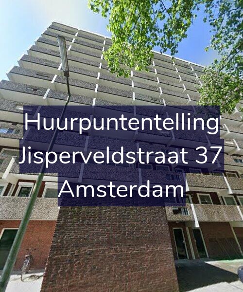 Foto gevel Huurpuntentelling voor Jisperveldstraat 37, Amsterdam