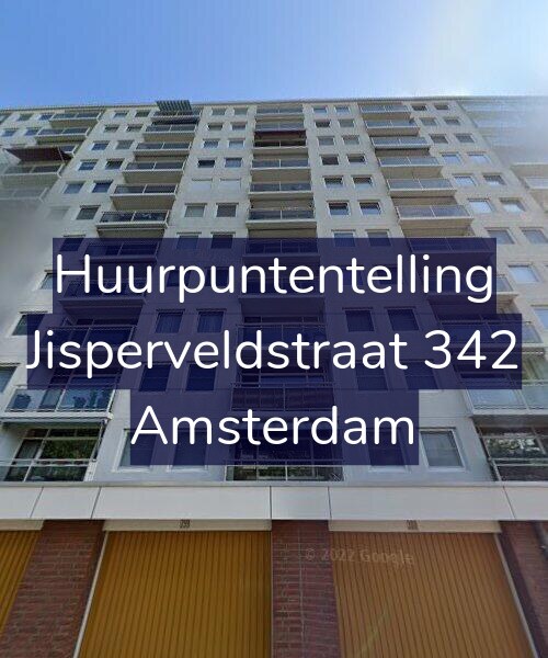 Foto gevel Huurpuntentelling voor Jisperveldstraat 342, Amsterdam