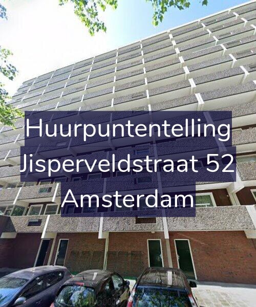 Foto gevel Huurpuntentelling voor Jisperveldstraat 52, Amsterdam