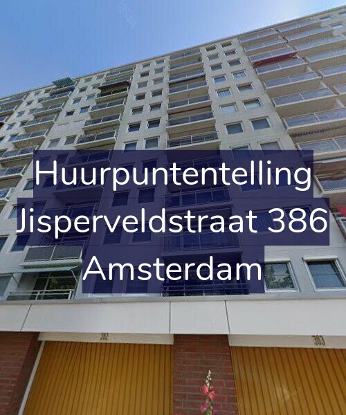 Foto gevel Huurpuntentelling voor Jisperveldstraat 386, Amsterdam